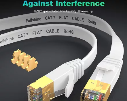 Folishine Cable Ethernet CAT 7 de 20 m